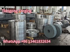 Gantry Locomotive Crane Track Wheels Wear Resistant Alloys  45# Open Forging Process