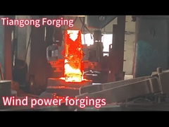 큰 다이아 중공 42CrMo4 18CrNiMo7-6 도장 철강 부품 풍력 터빈